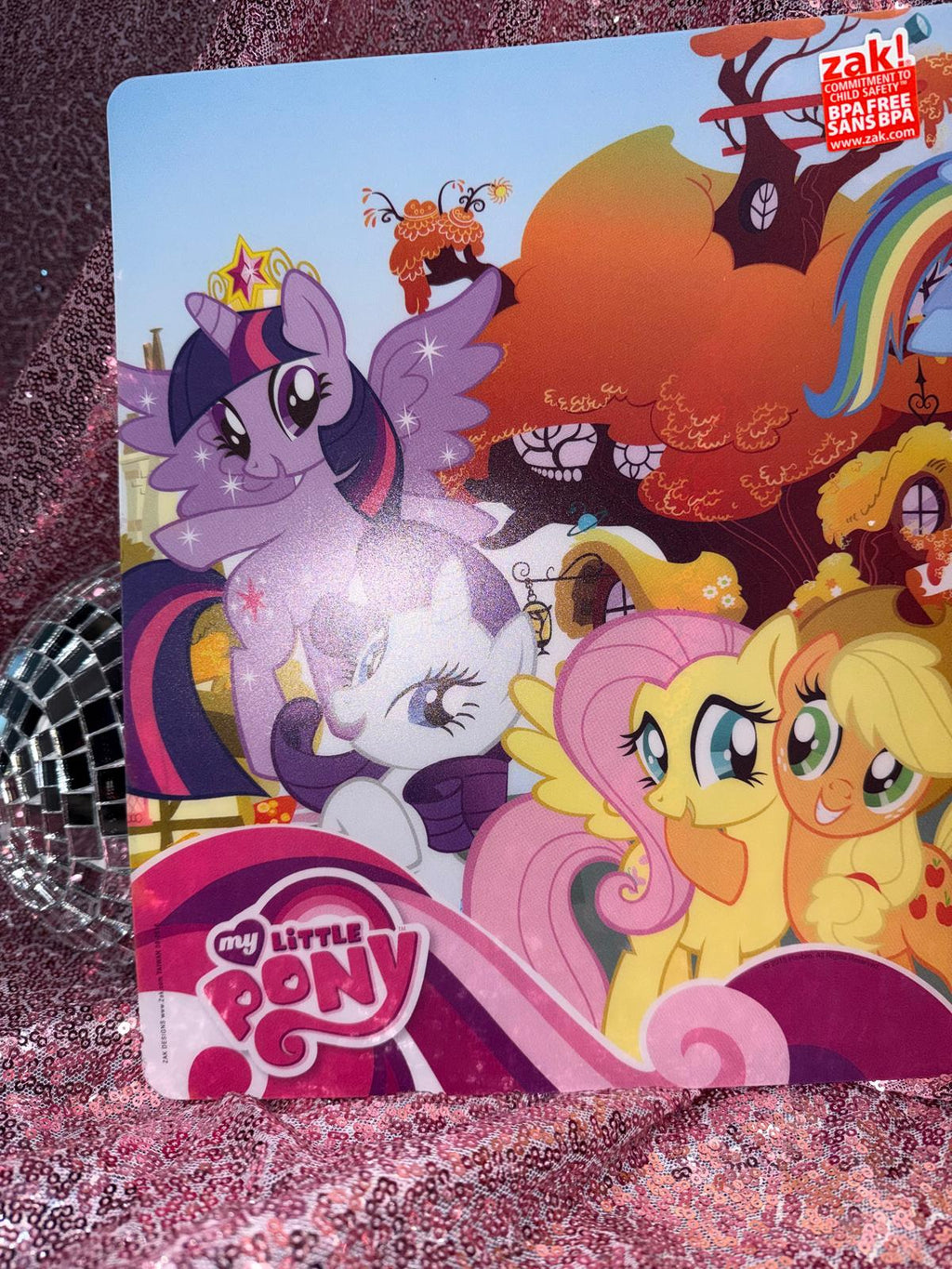 My Little Pony BPA-Free Kids Placemat | Zak! | New