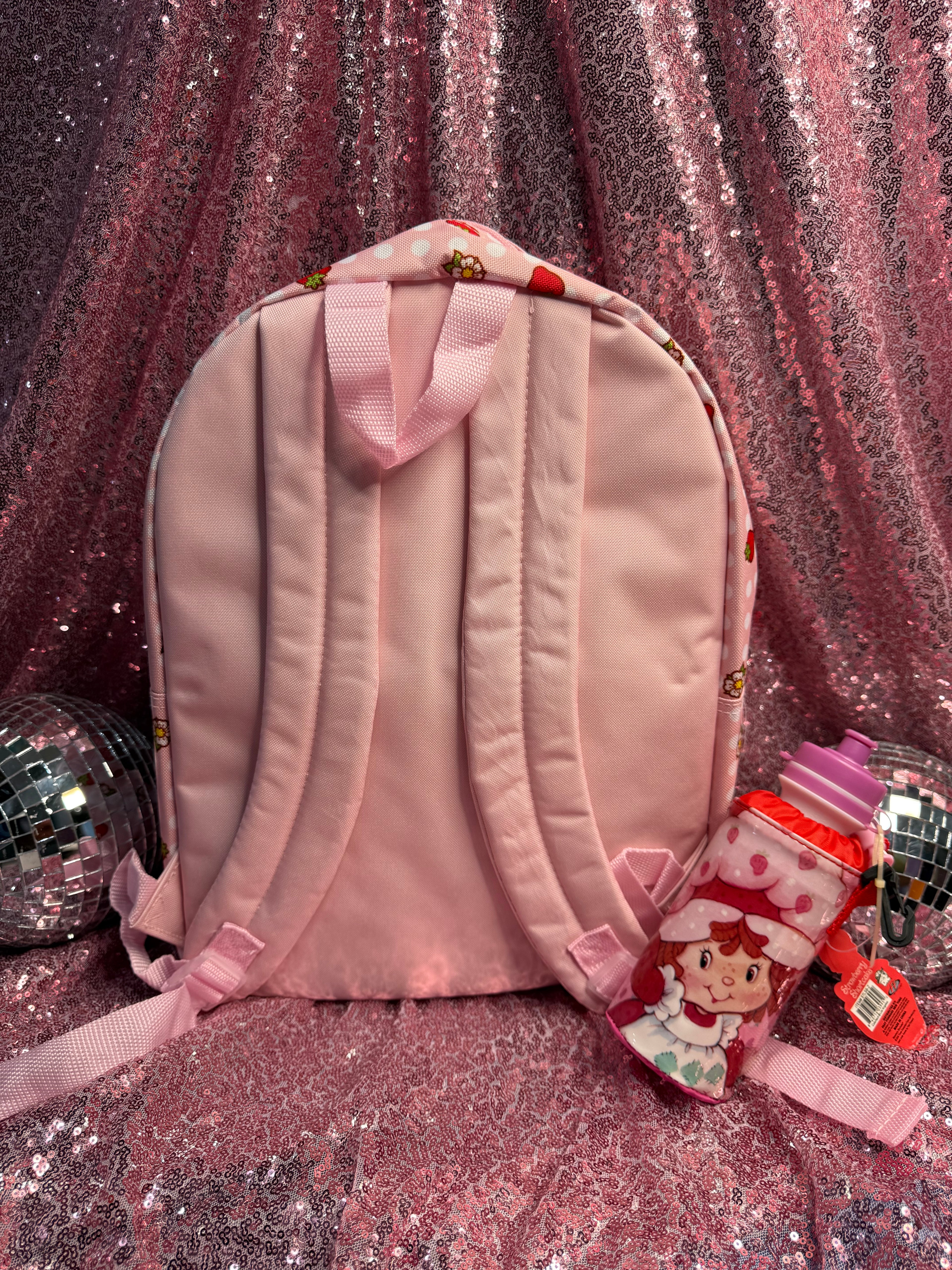 Strawberry Shortcake Kids Backpack + Matching Water Bottle | New with Tags