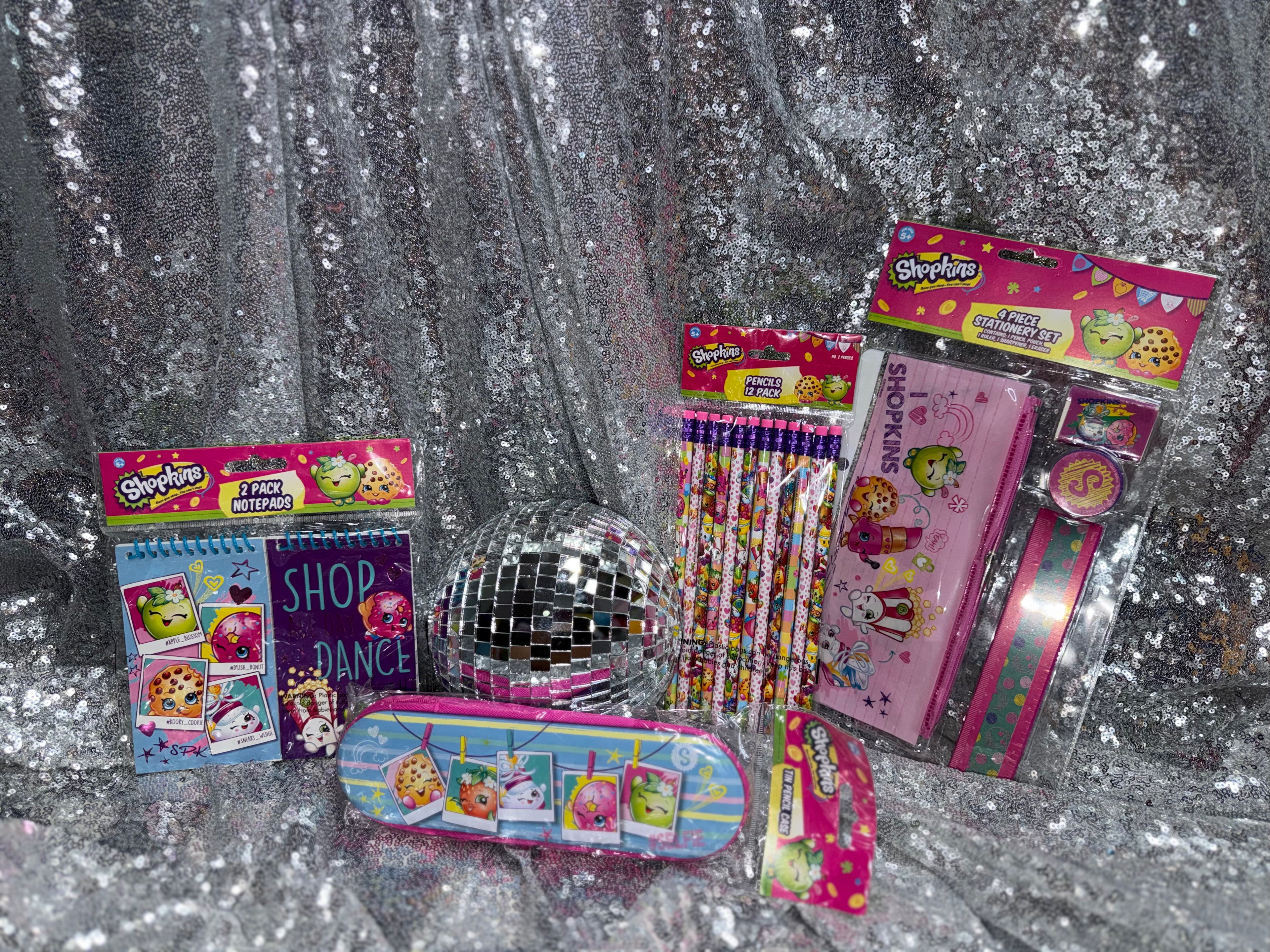 Shopkins Ultimate School Essentials Bundle | Deadstock Y2K Stationery Collection