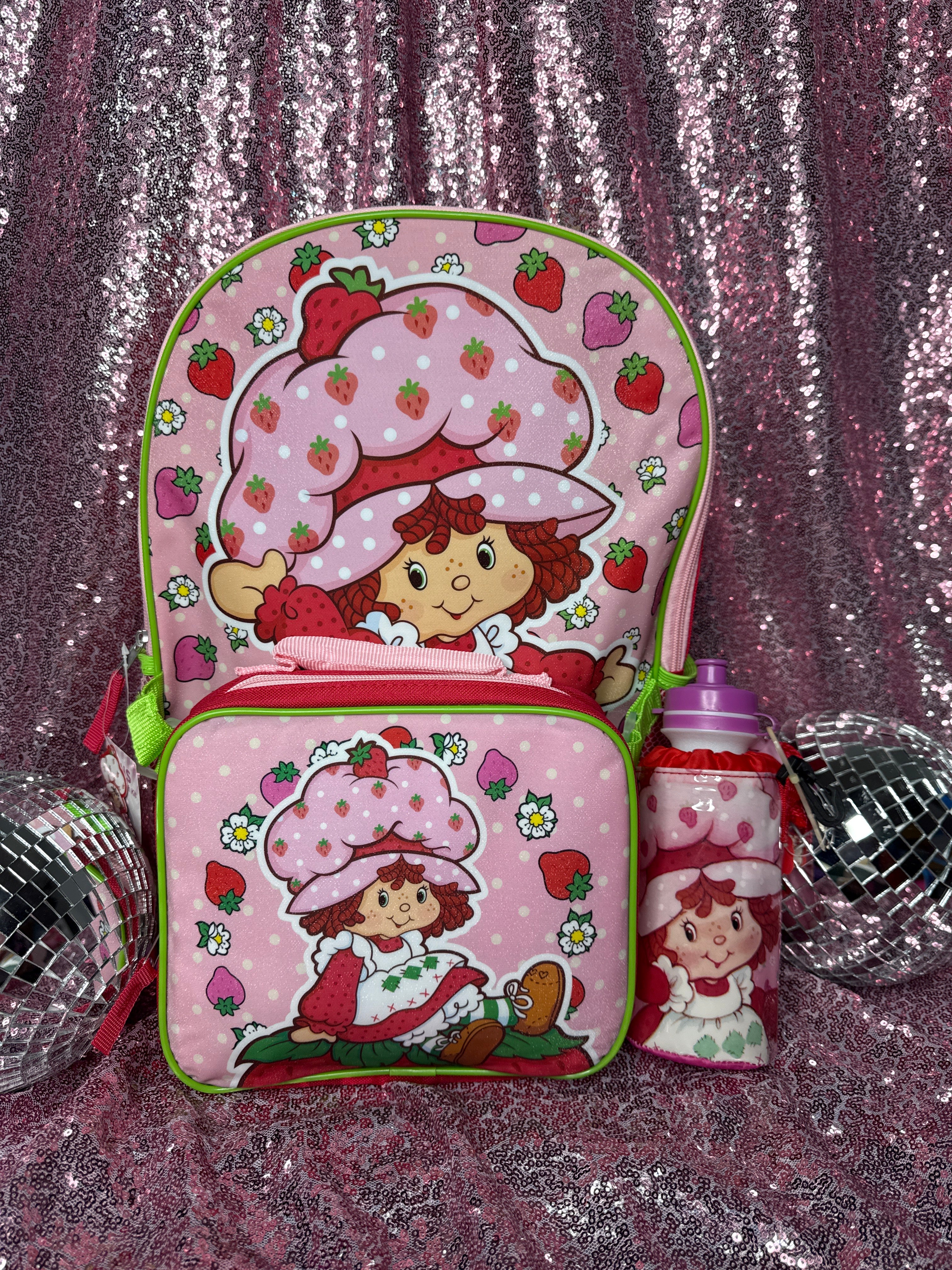 Strawberry Shortcake Backpack Bundle + FREE Matching Water Bottle
