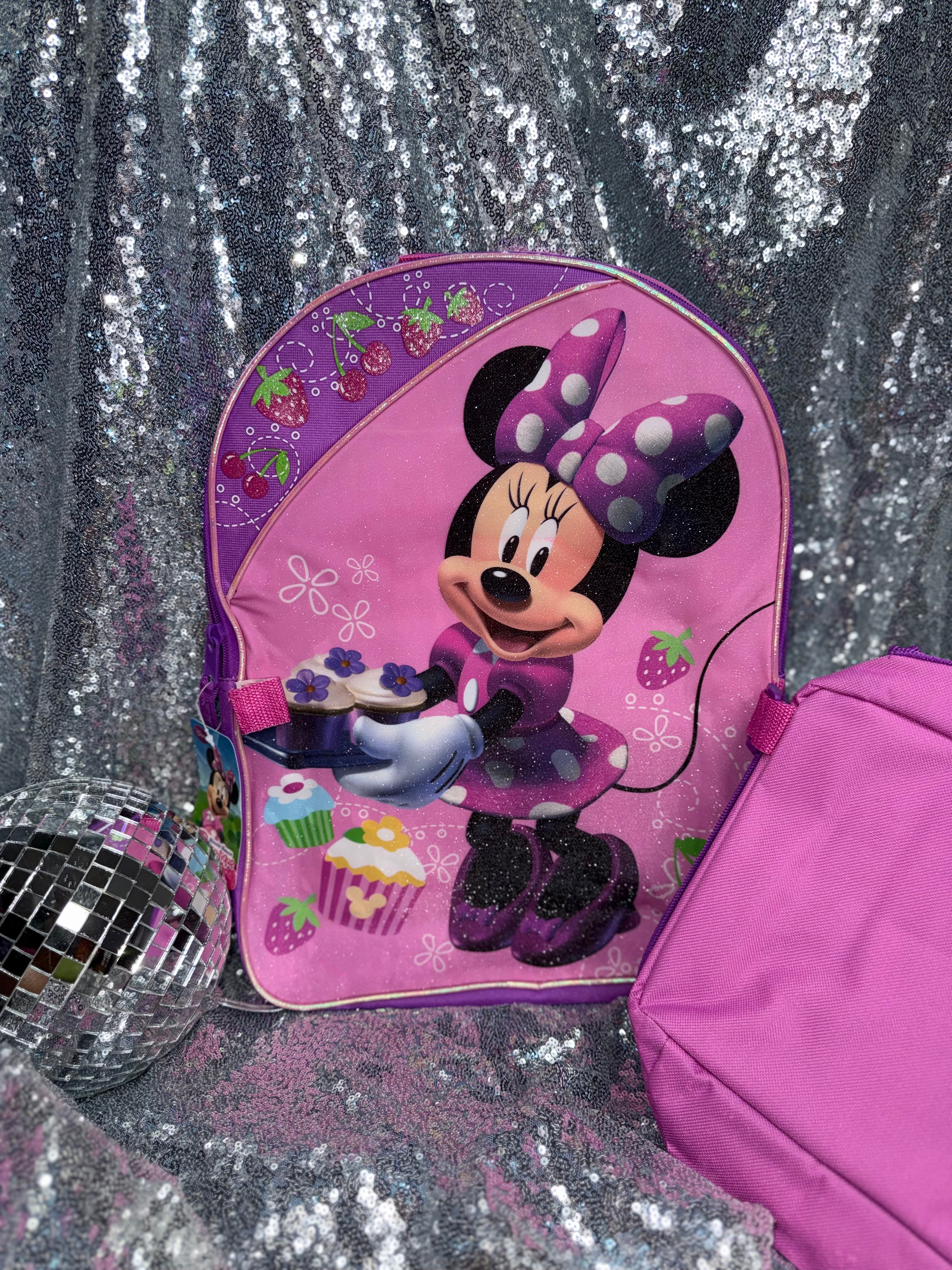 Y2k Minnie Mouse Pink Backpack 16X12
