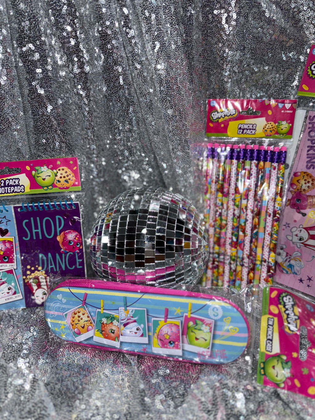 Shopkins Ultimate School Essentials Bundle | Deadstock Y2K Stationery Collection