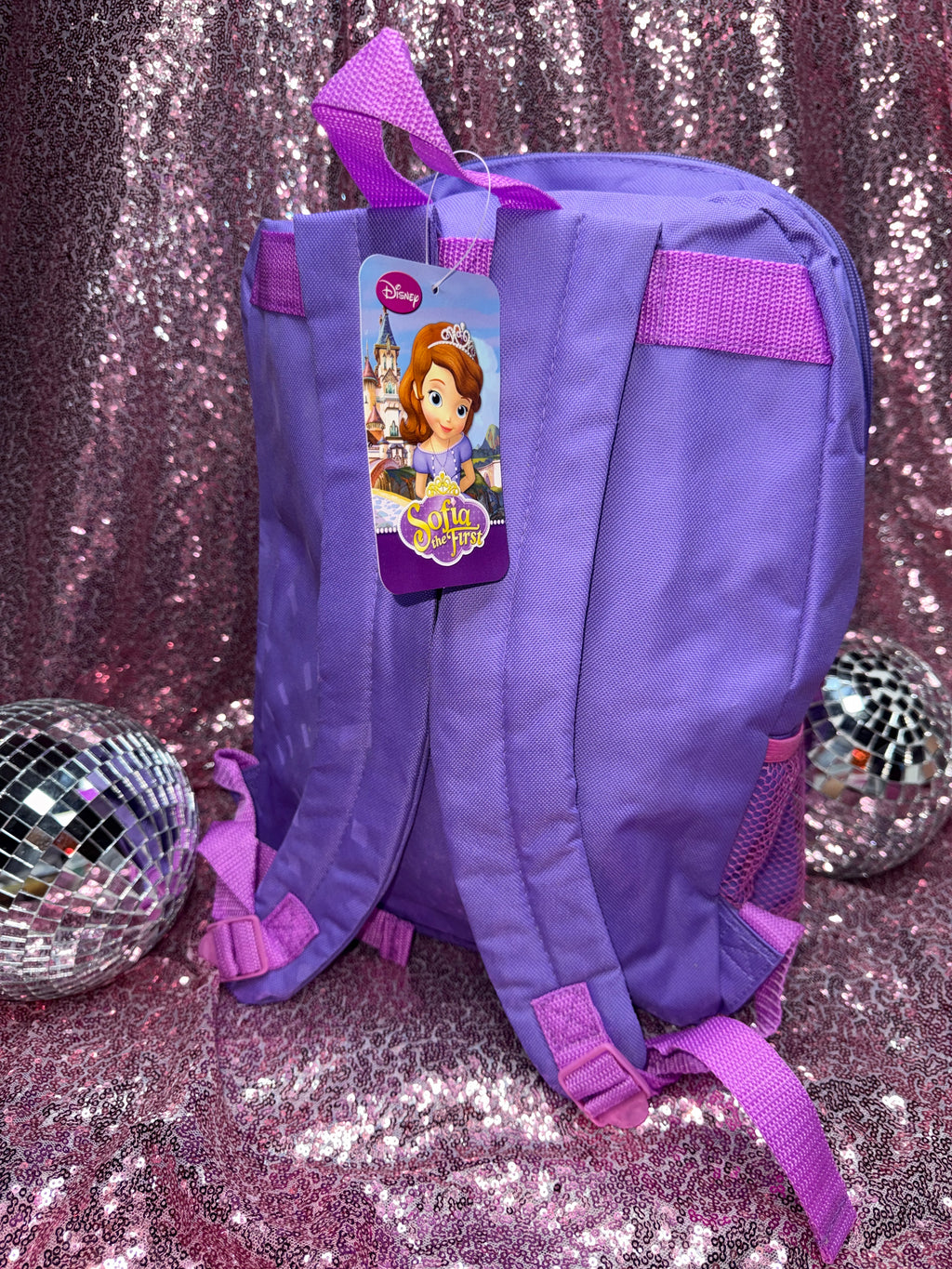 Disney Sofia the First Backpack with Detachable Lunch Bag