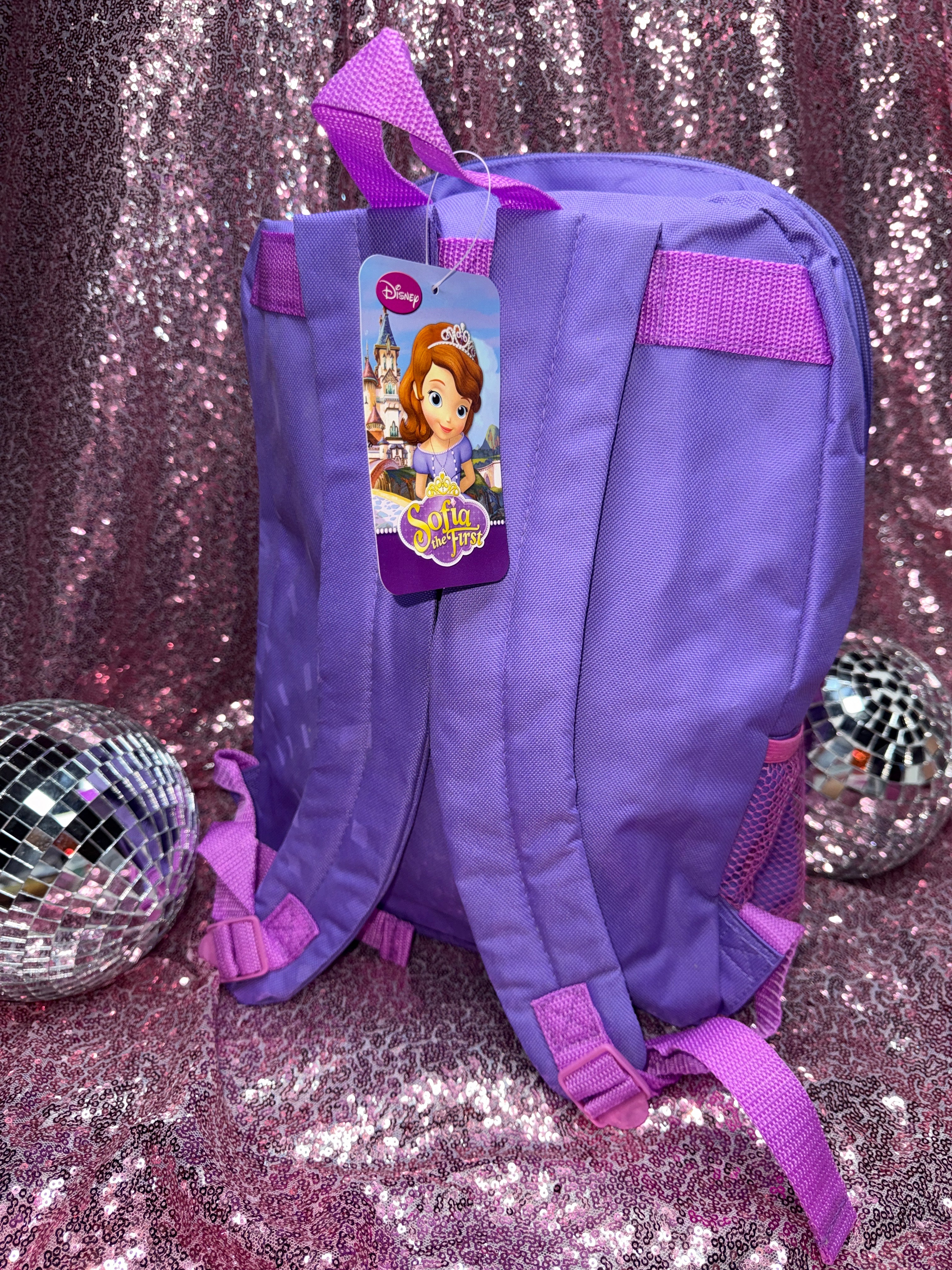 Disney Sofia the First Backpack with Detachable Lunch Bag