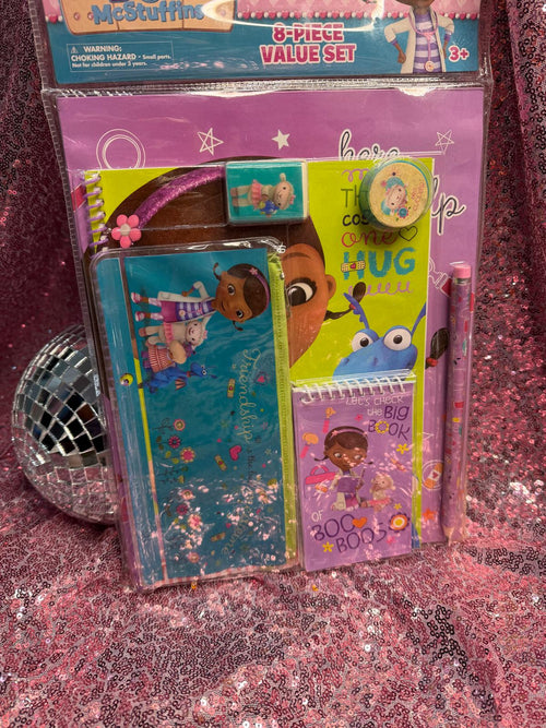 Disney Doc McStuffins 8-Piece Stationery Value Set | New in Package