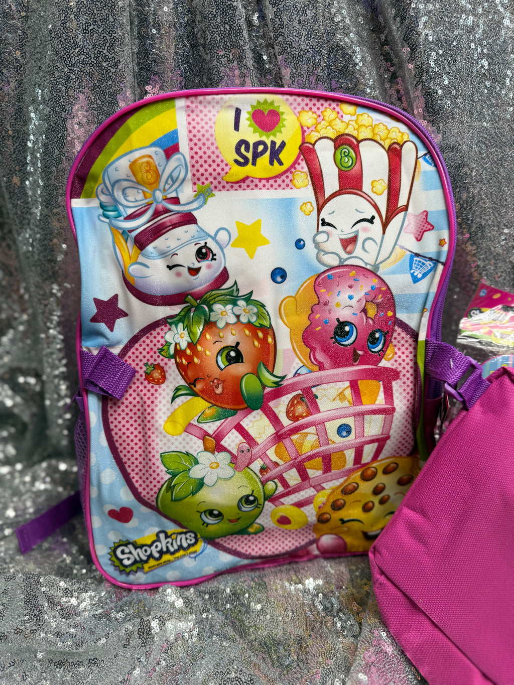 Y2k Shopkins Backpack w/Lunchbox