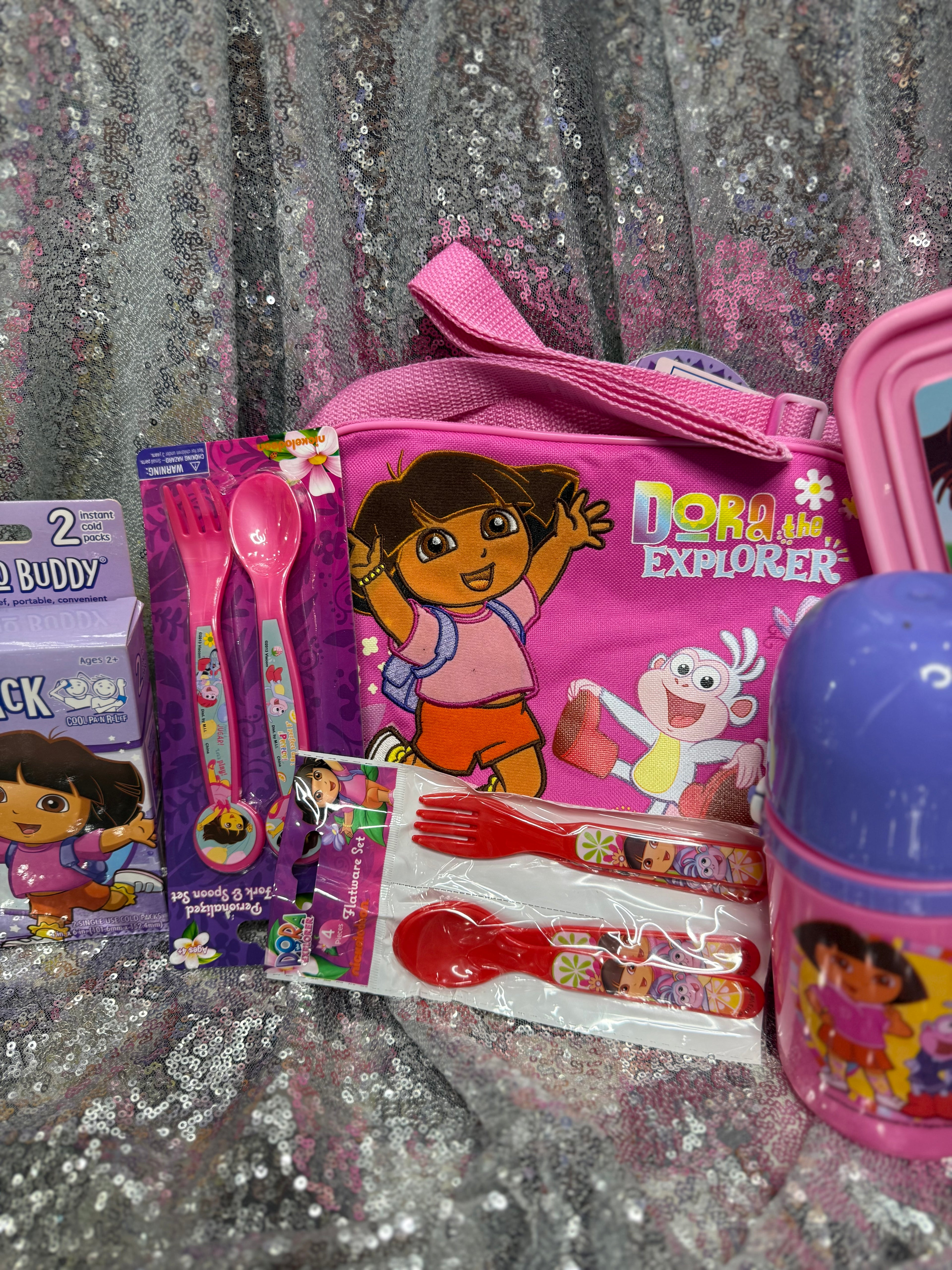 Dora the Explorer Back-to-School Lunch Bundle | Rare Y2K Deadstock