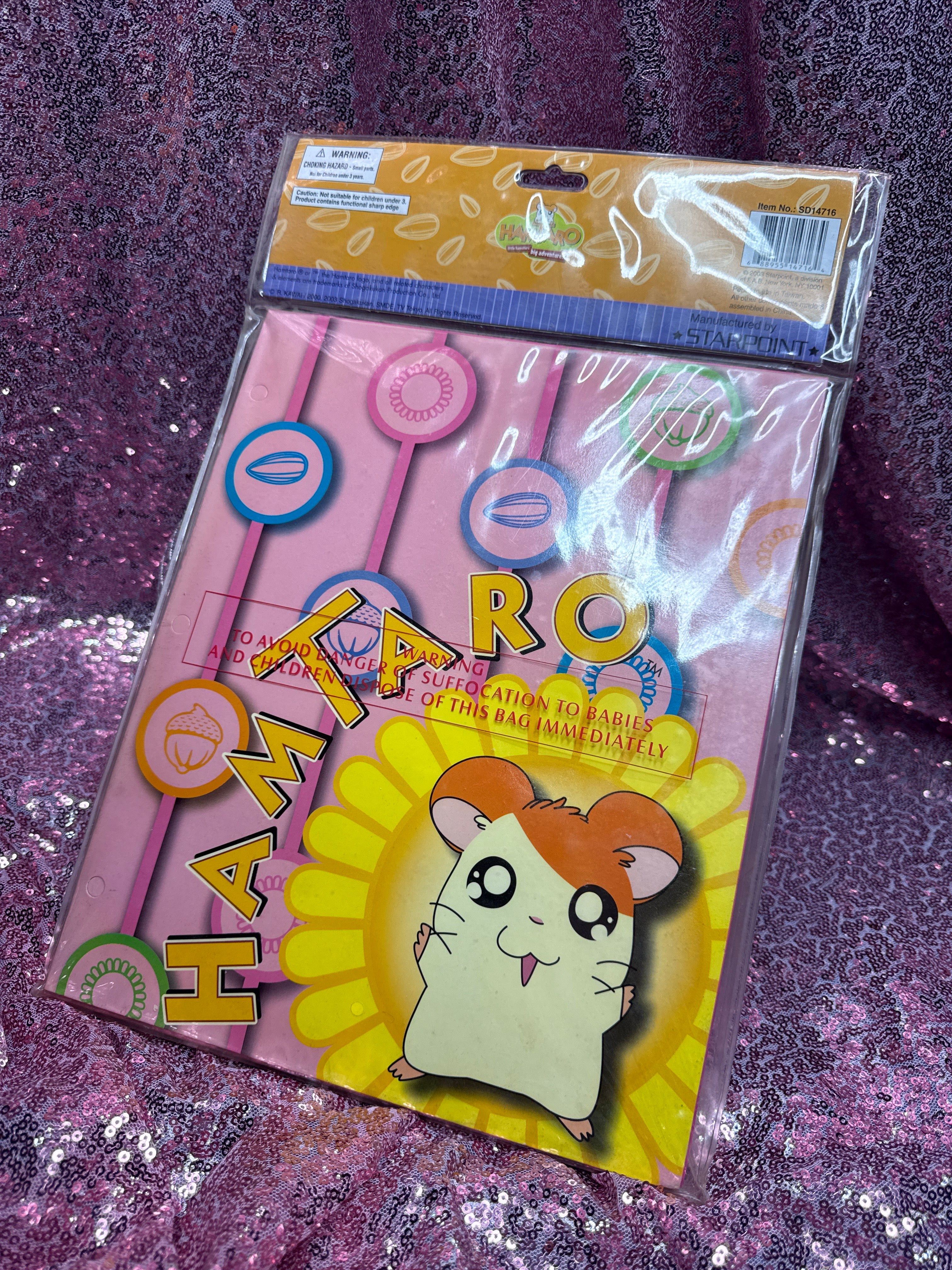Rare Hamtaro™ 11-Piece Stationery Study Set | Deadstock Y2K School Supplies