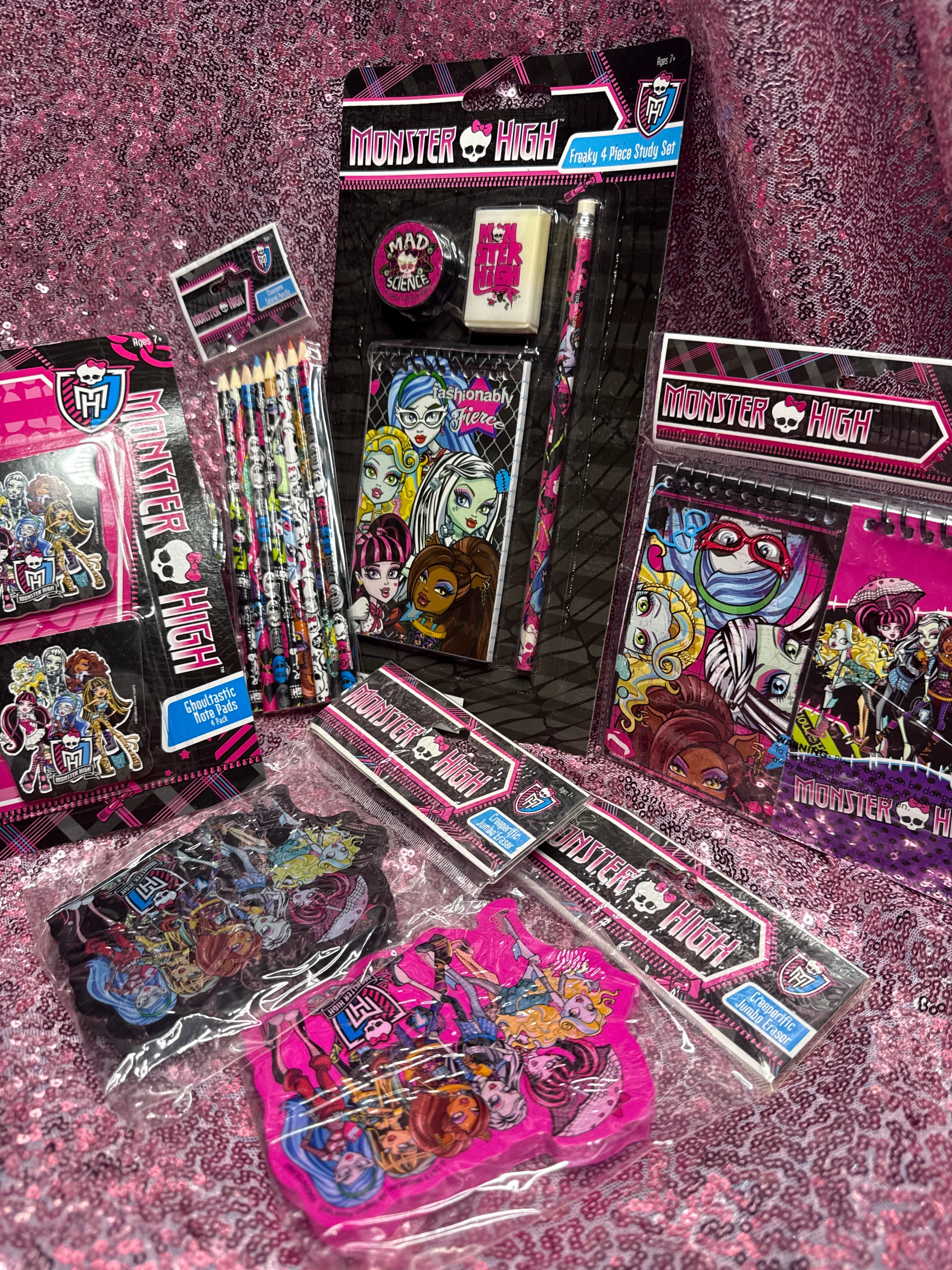 Monster High Deadstock Stationery Bundle | Y2K School Supplies
