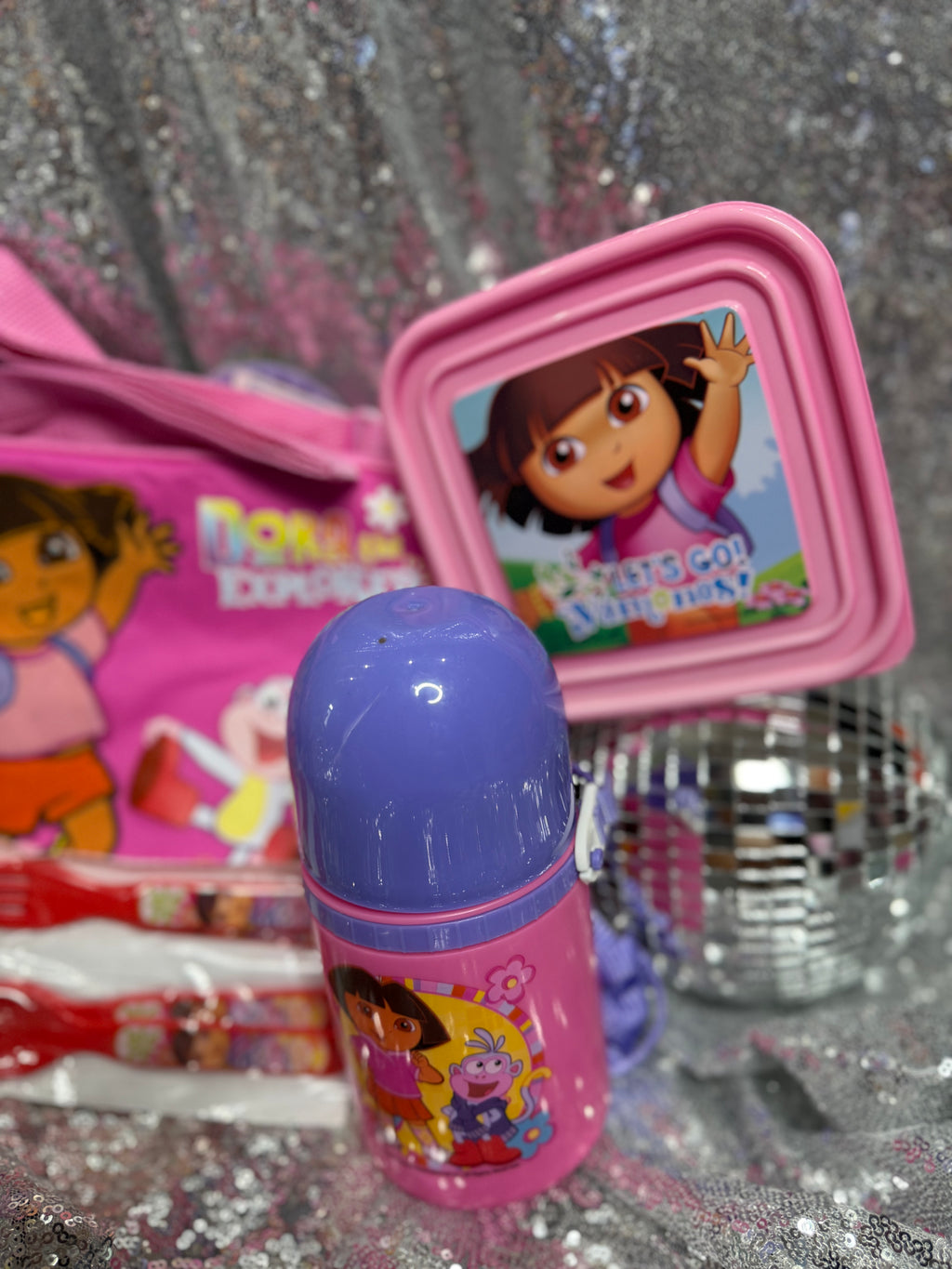 Dora the Explorer Back-to-School Lunch Bundle | Rare Y2K Deadstock