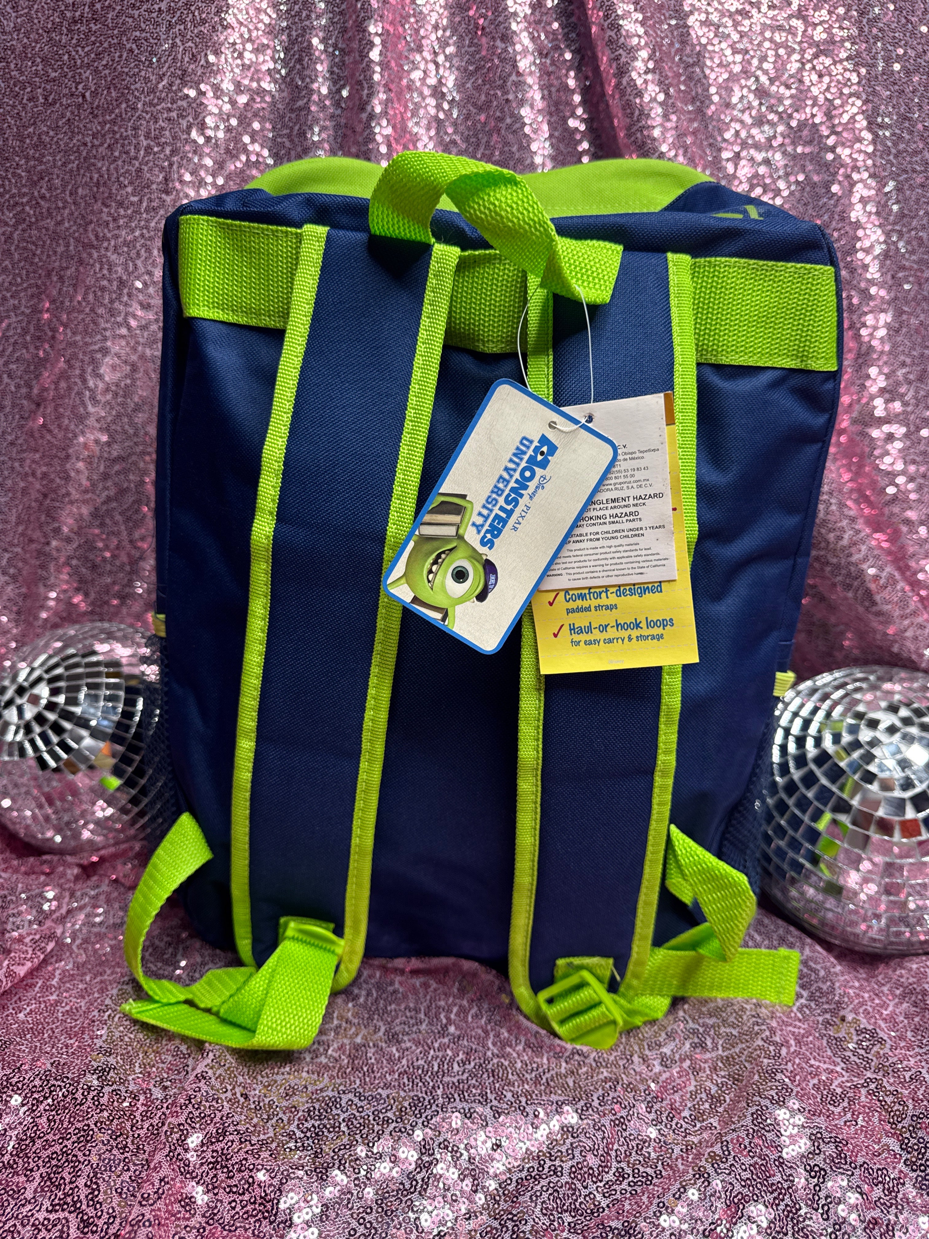 Disney Pixar Monsters University Backpack Bundle + Free Study Set -Rare Deadstock