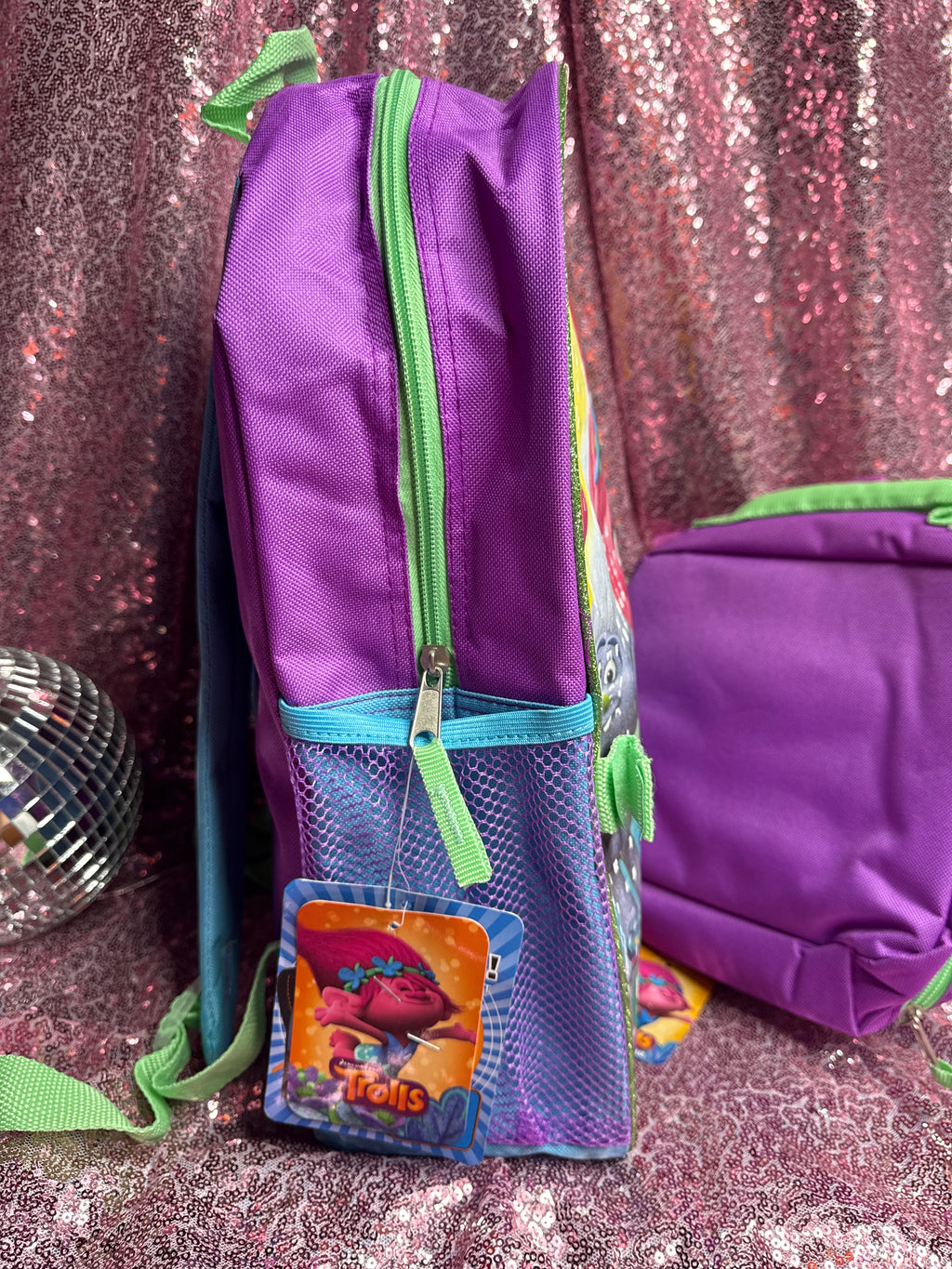 Y2K Trolls Backpack Set – Backpack, Lunch Bag & Pencil Pouch