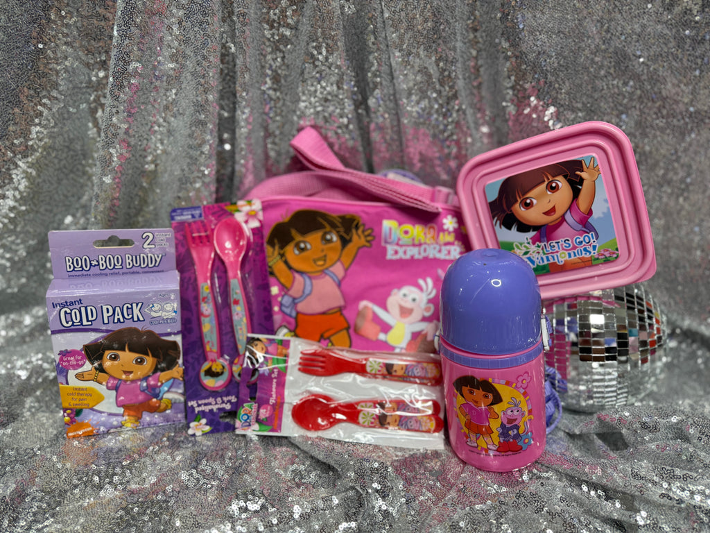 Dora the Explorer Back-to-School Lunch Bundle | Rare Y2K Deadstock