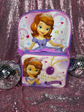 Disney Sofia the First Backpack with Detachable Lunch Bag