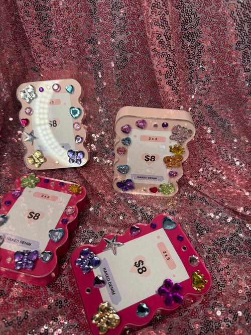BEDAZZLED Y2K MINI PHOTO FRAME — 2x3