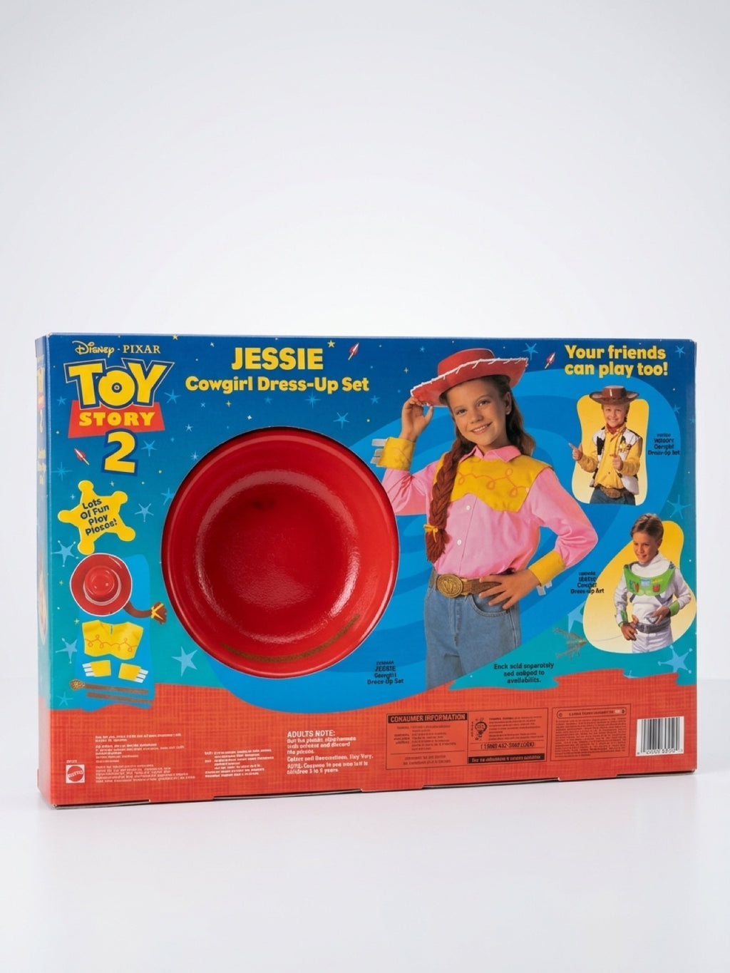 Y2K Disney Pixar Toy Story 2 Jessie Cowgirl Dress-Up Set — Vintage Collectible