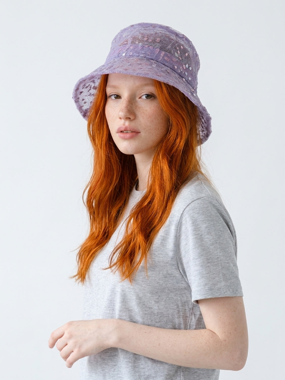 Y2K Sequin Bucket Hat Collection