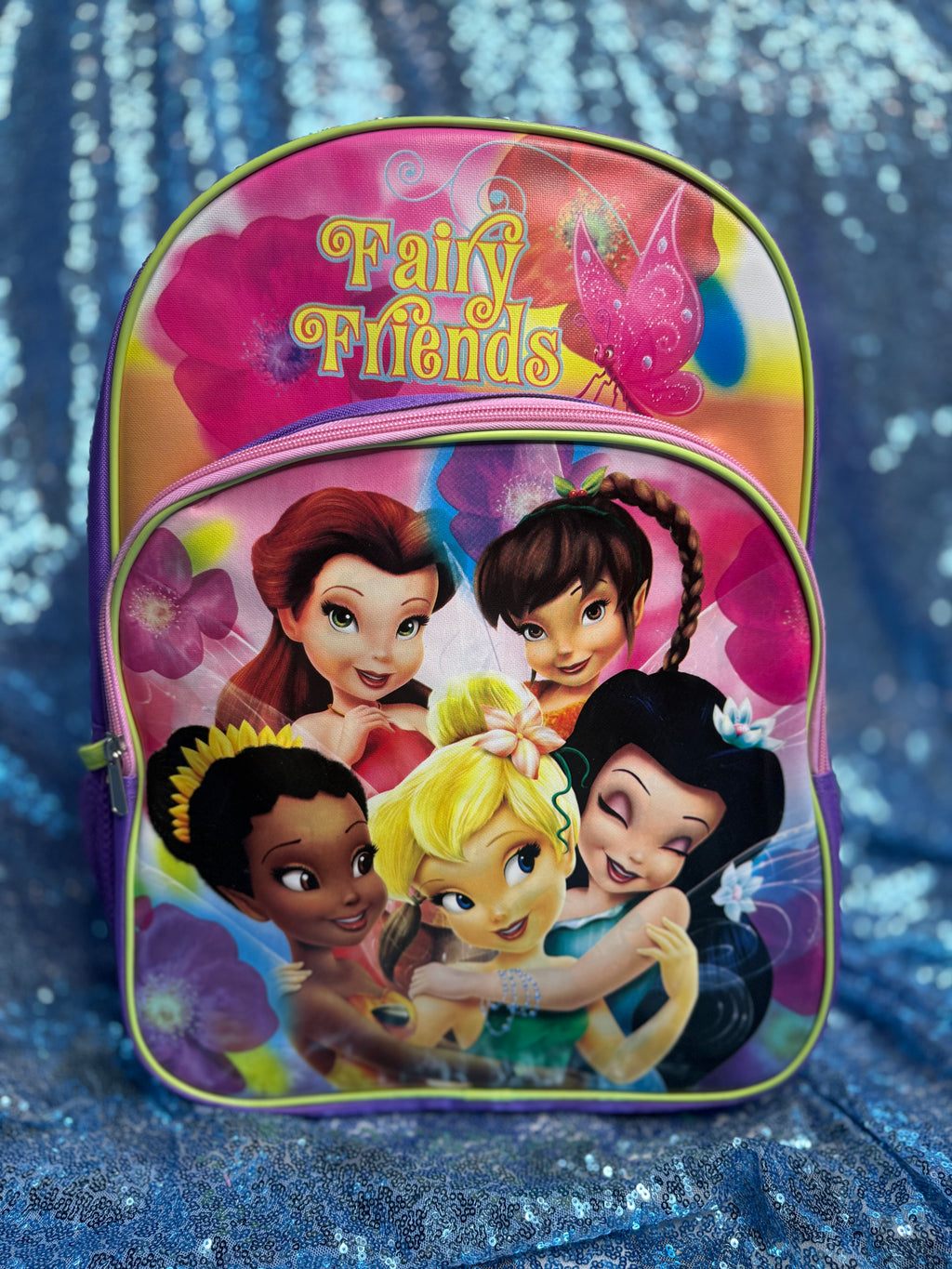 Y2K Disney Fairies “Fairy Friends” Backpack – Authentic Vintage Deadstock
