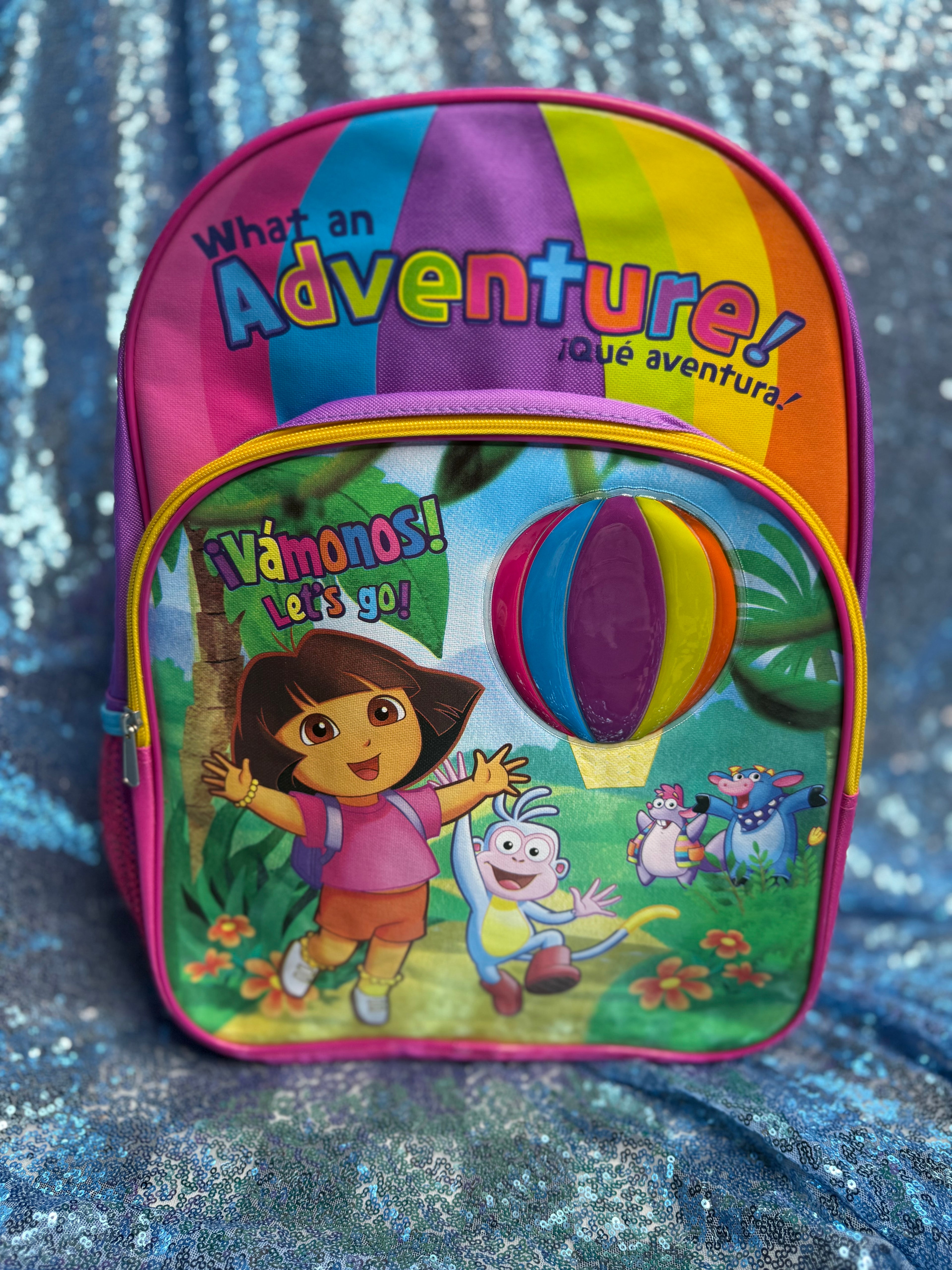 Y2K Dora the Explorer "What an Adventure!" Backpack