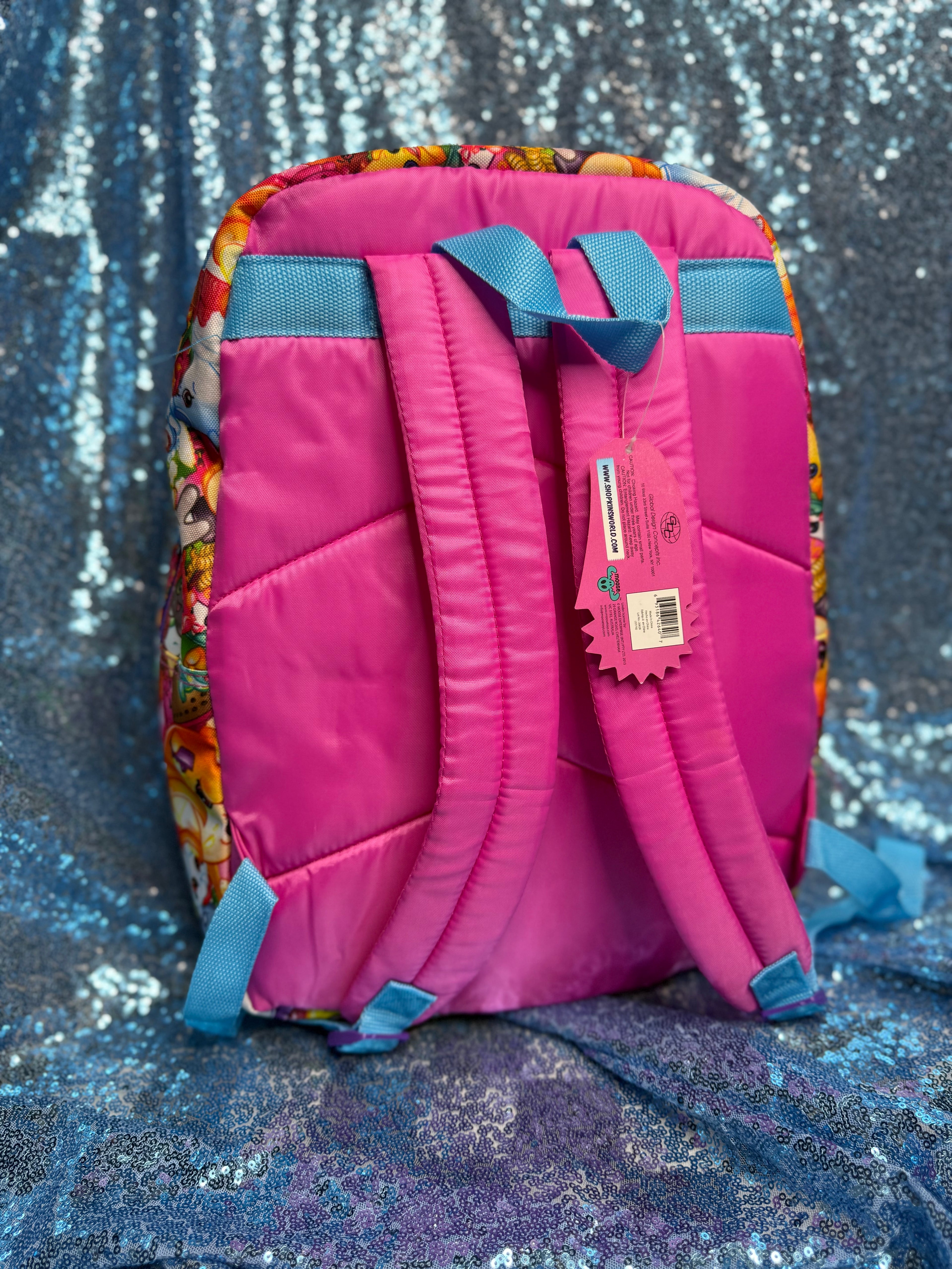 🎀 Shopkins™ Collage Y2K Senior Backpack – Brand New with Tags | Rare Deadstock 🎀