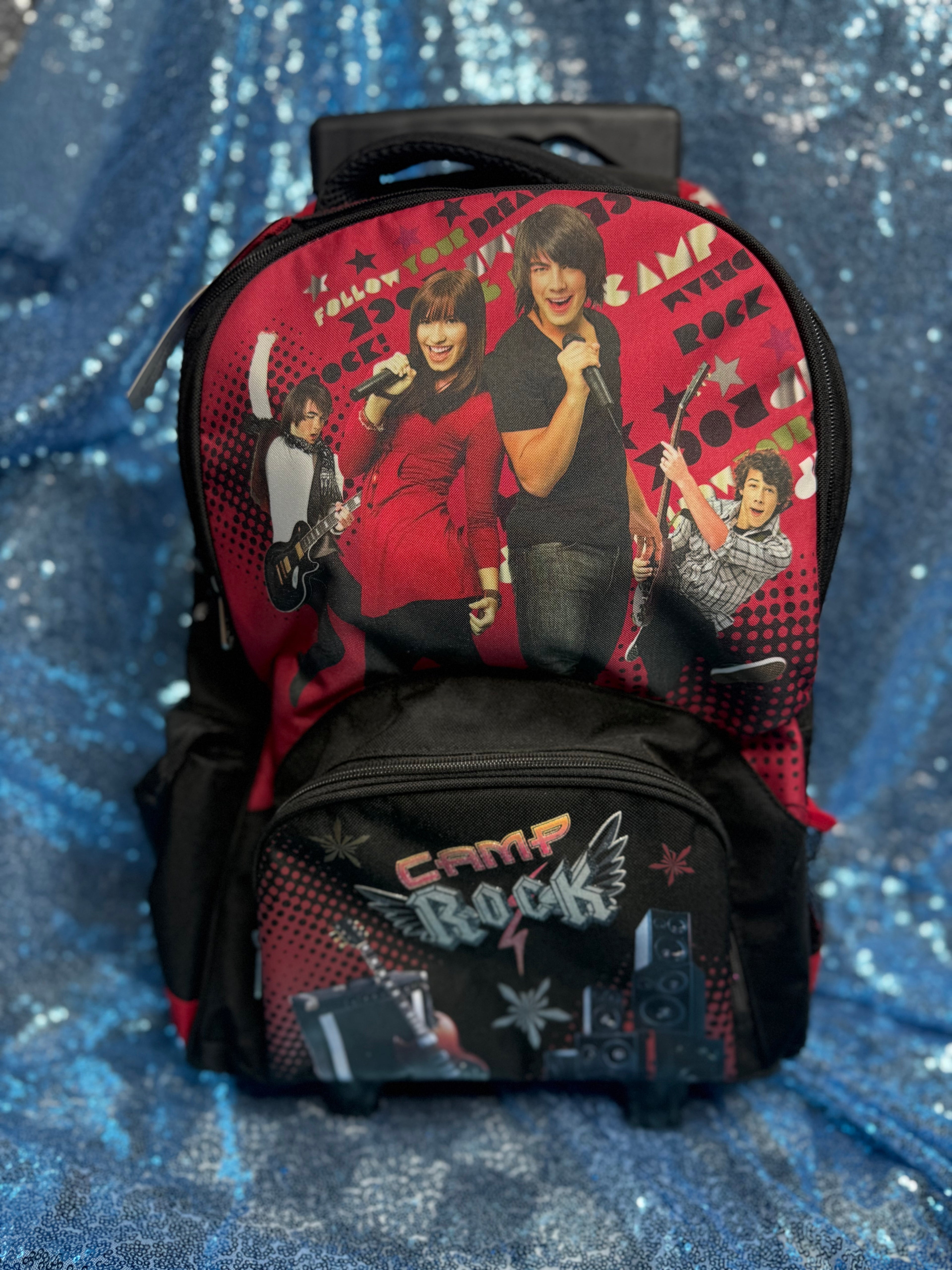 Y2K Camp Rock x Jonas Brothers Rolling Backpack