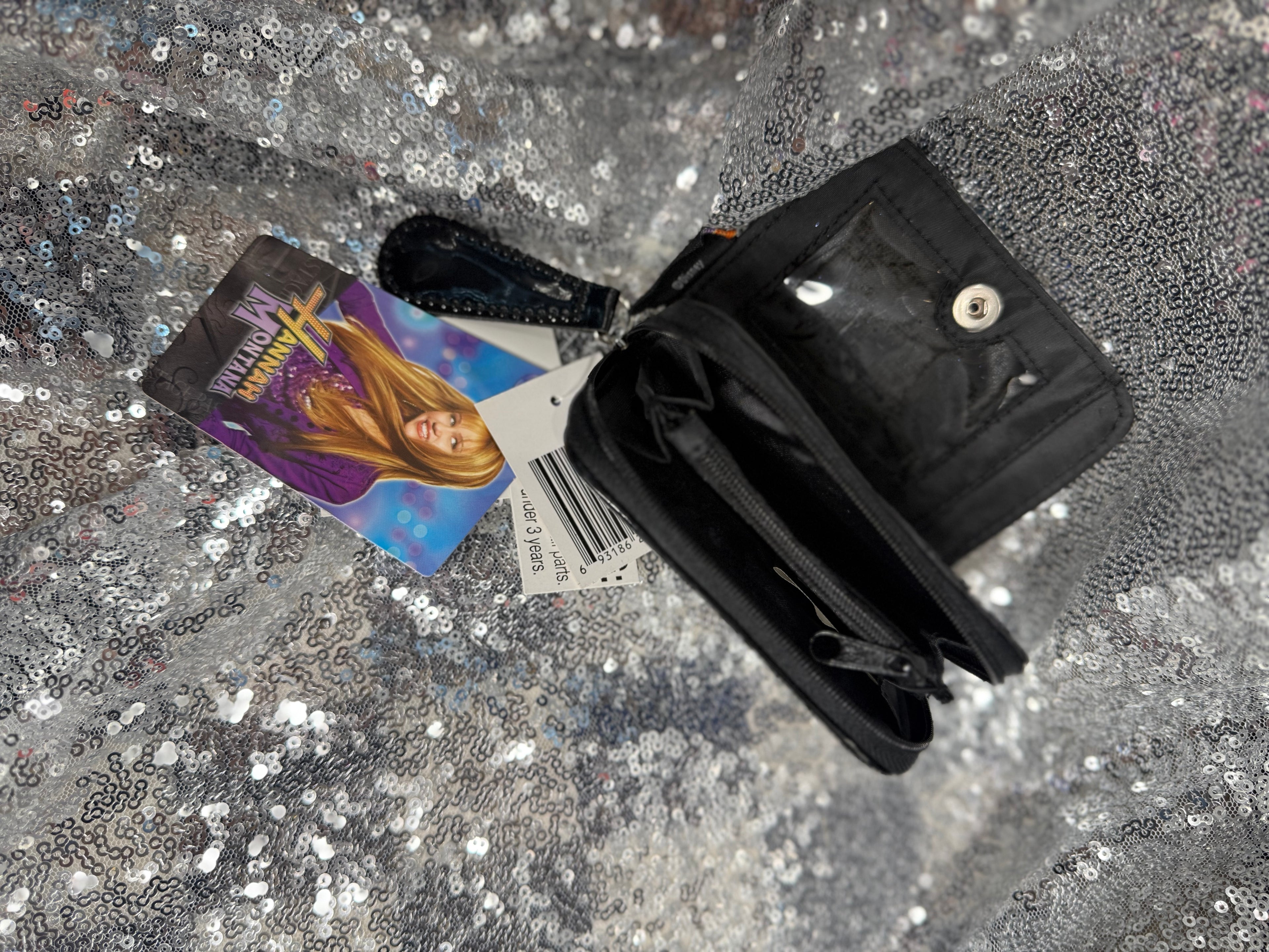 Vintage Hannah Montana Glitter Wallet – Rare Disney Y2K Deadstock | New With Tags