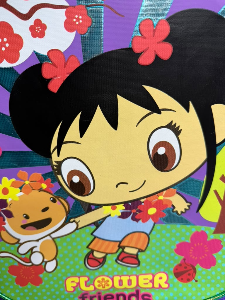 Ni Hao, Kai-Lan “Flower Friends” Backpack + Free Plush Keychain