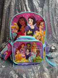 Y2k Disney Princess Backpack & Lunch Bag Set