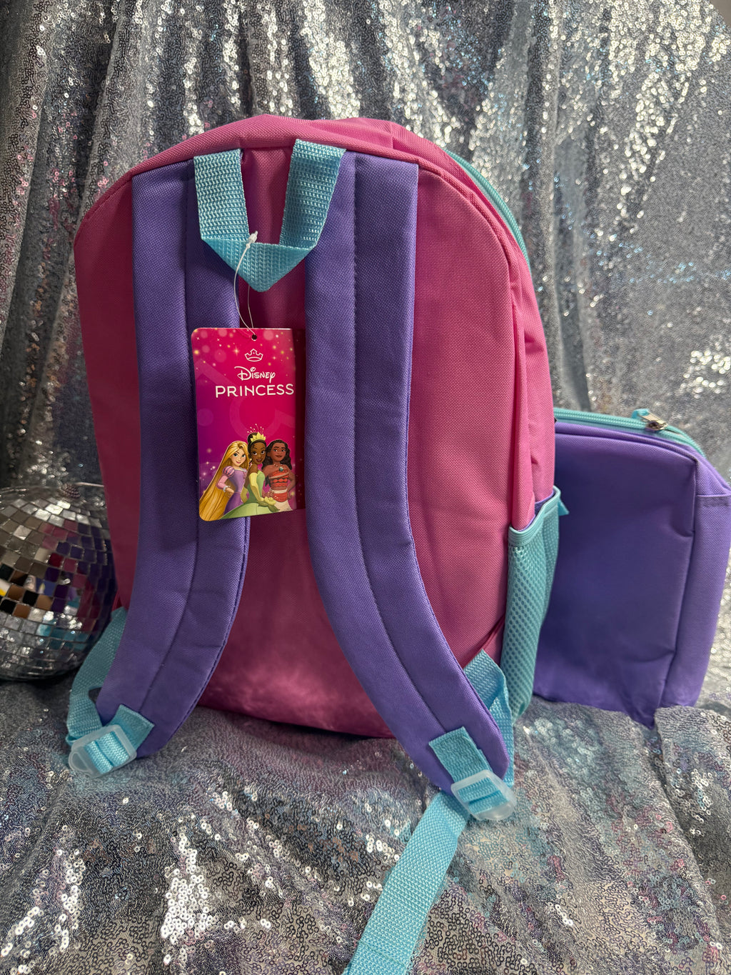Y2k Disney Princess Backpack & Lunch Bag Set