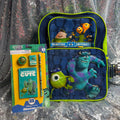 Disney Pixar Monsters University Backpack Bundle + Free Study Set -Rare Deadstock